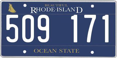 RI license plate 509171