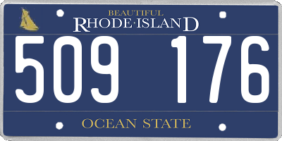 RI license plate 509176