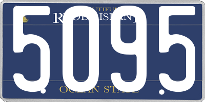 RI license plate 5095