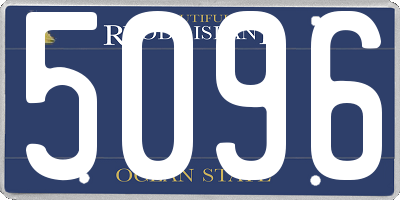 RI license plate 5096