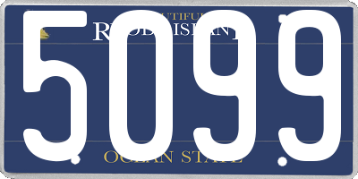 RI license plate 5099