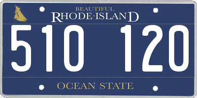 RI license plate 510120