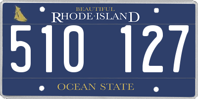 RI license plate 510127
