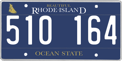 RI license plate 510164