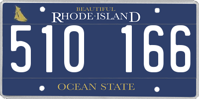 RI license plate 510166