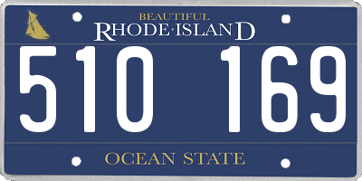 RI license plate 510169