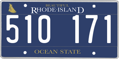 RI license plate 510171