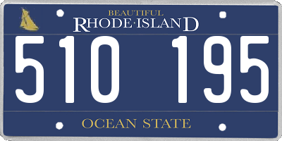 RI license plate 510195