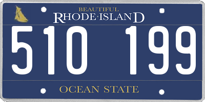 RI license plate 510199