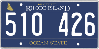 RI license plate 510426