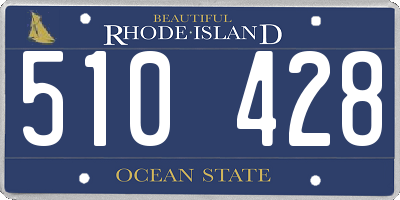 RI license plate 510428