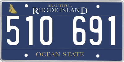 RI license plate 510691