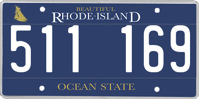 RI license plate 511169