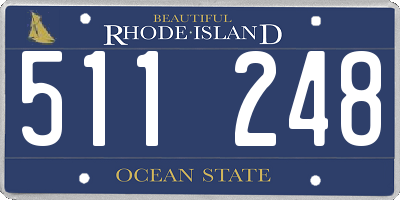 RI license plate 511248