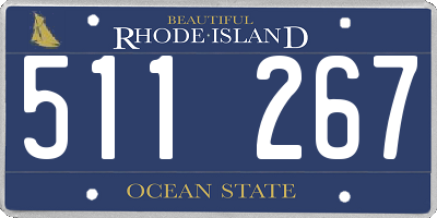 RI license plate 511267