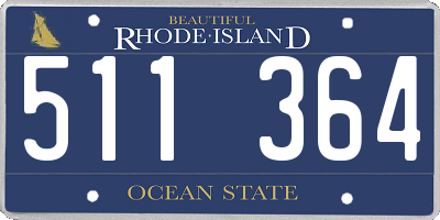 RI license plate 511364