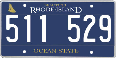 RI license plate 511529