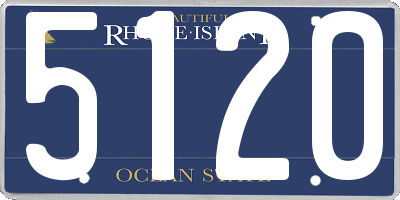 RI license plate 5120