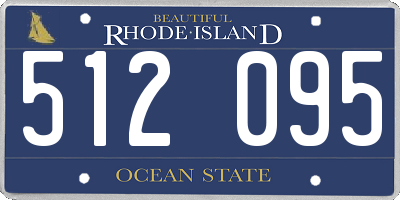 RI license plate 512095