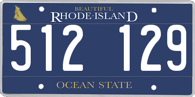 RI license plate 512129