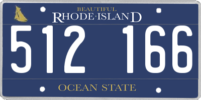 RI license plate 512166