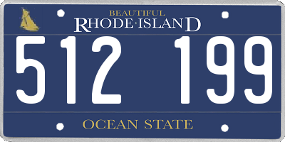 RI license plate 512199