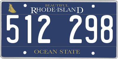 RI license plate 512298