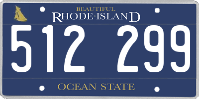 RI license plate 512299