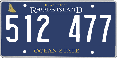 RI license plate 512477