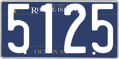 RI license plate 5125