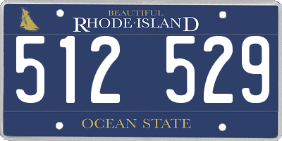 RI license plate 512529