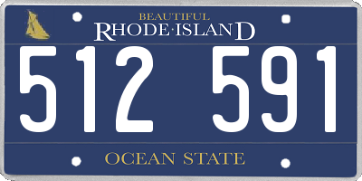 RI license plate 512591
