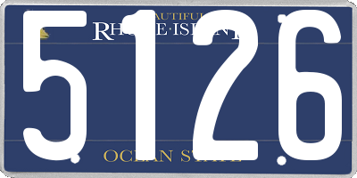 RI license plate 5126