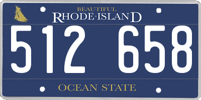 RI license plate 512658