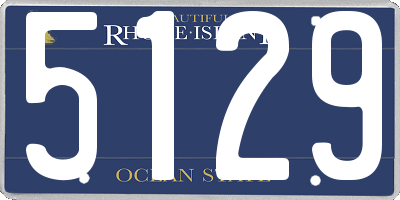 RI license plate 5129