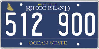 RI license plate 512900