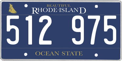 RI license plate 512975