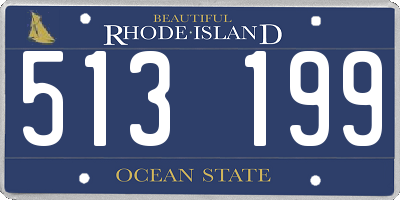 RI license plate 513199
