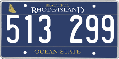RI license plate 513299