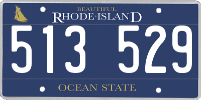 RI license plate 513529