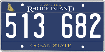 RI license plate 513682