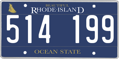 RI license plate 514199