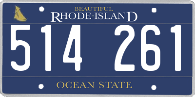 RI license plate 514261