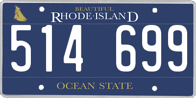 RI license plate 514699