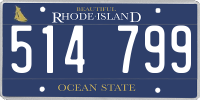 RI license plate 514799