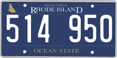 RI license plate 514950