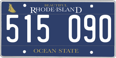 RI license plate 515090