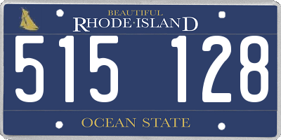 RI license plate 515128