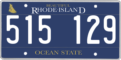 RI license plate 515129