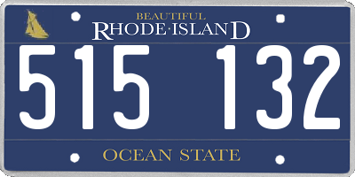 RI license plate 515132